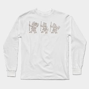 Aztec Design Long Sleeve T-Shirt